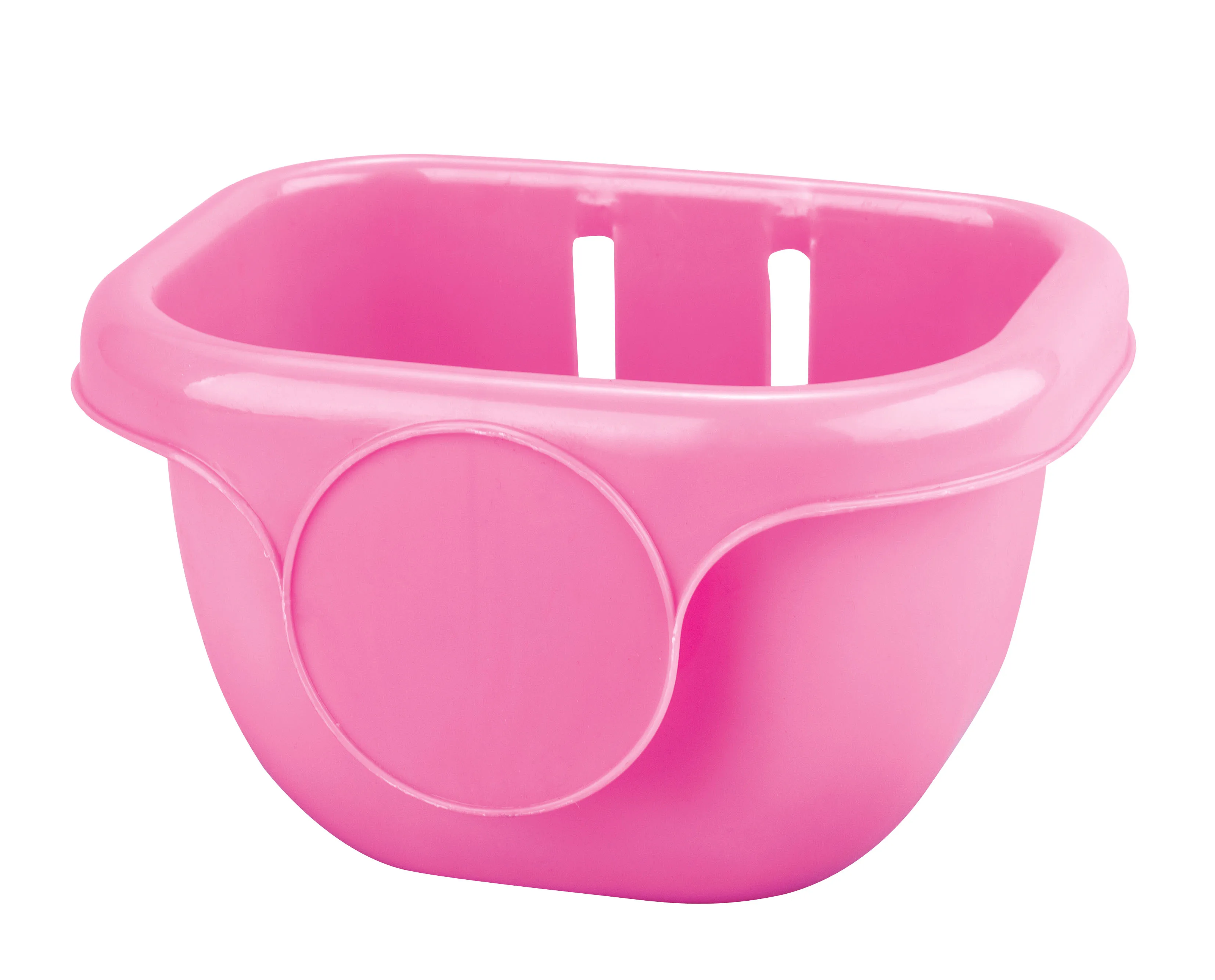 China Supplier good quality carrier center rack removable concave plastic kids Front removable bicycle basket