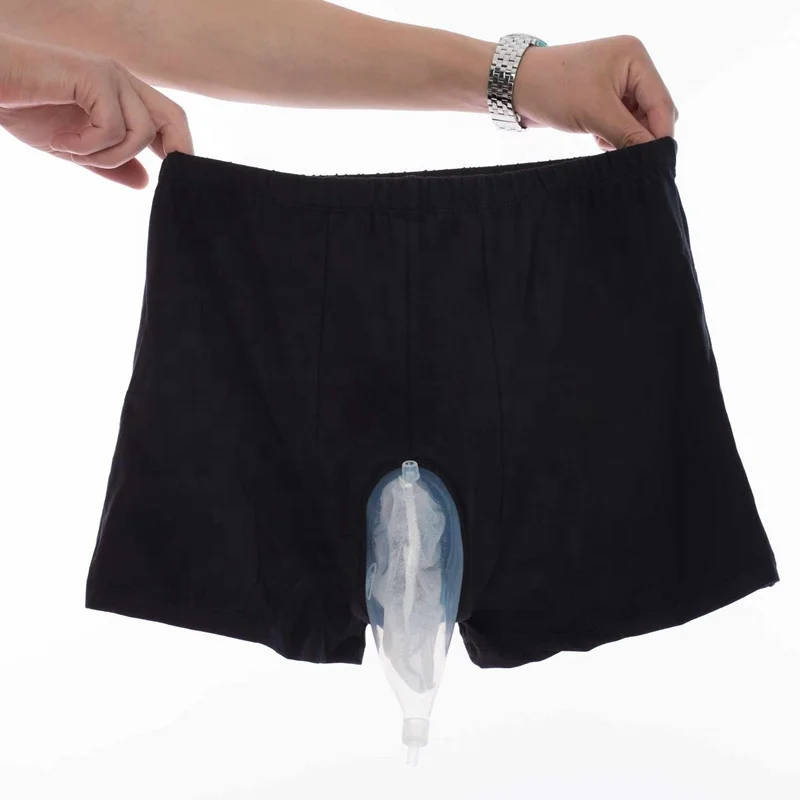 Reusable Men Urinary Receiver Urine Collector Kit Fixed Urine Catheter