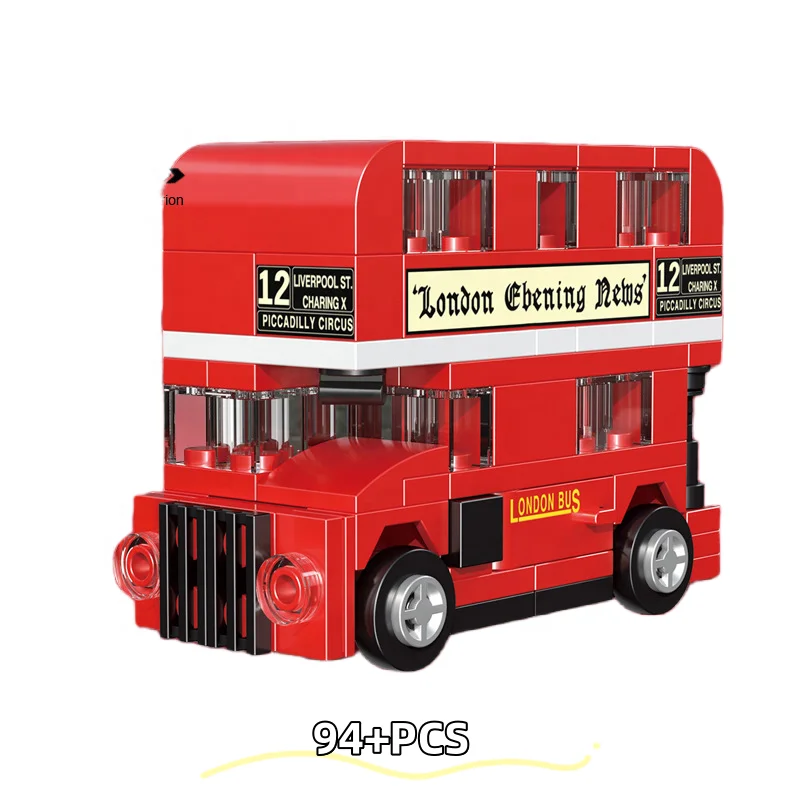 High-Tech Building Bricks Tour Bus Model Car Building Block Sets Educational Toys For Kids