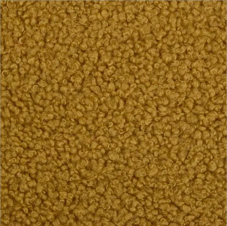 Teddy Fabric Texture Factory 100 Recycled Polyester Curly Teddy Fur Sherpa Fabric For Jacket Shoe Sofa
