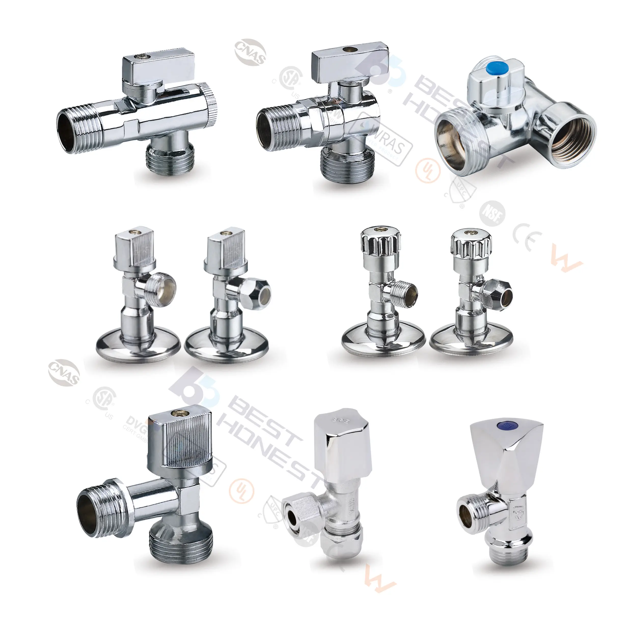 Quality guarantee CE  certified  lead-free brass angle valve for America market