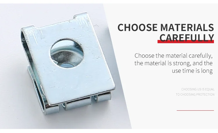 Factory direct sales metal spring clip auto parts metal clip clamp