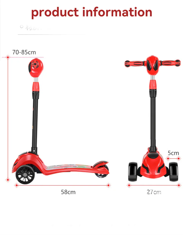 Chinese Supplier Oem Adjustable Skateboard Baby Children Scooter Boards For Kids