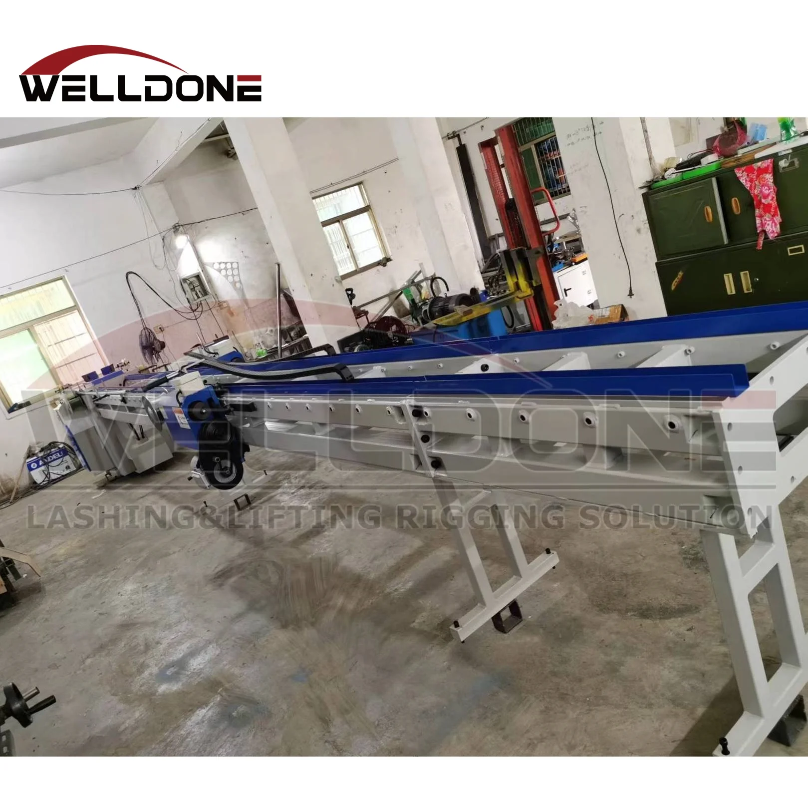 New type 50T 100T 120T Polyester endless round sling making machine