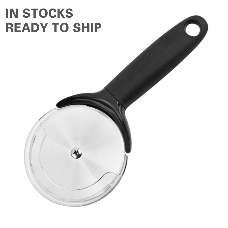 KA-5173 In Stocks Ready To Ship High Quality Stainless Steel Pizza Cutter Wheel With Protective Cover