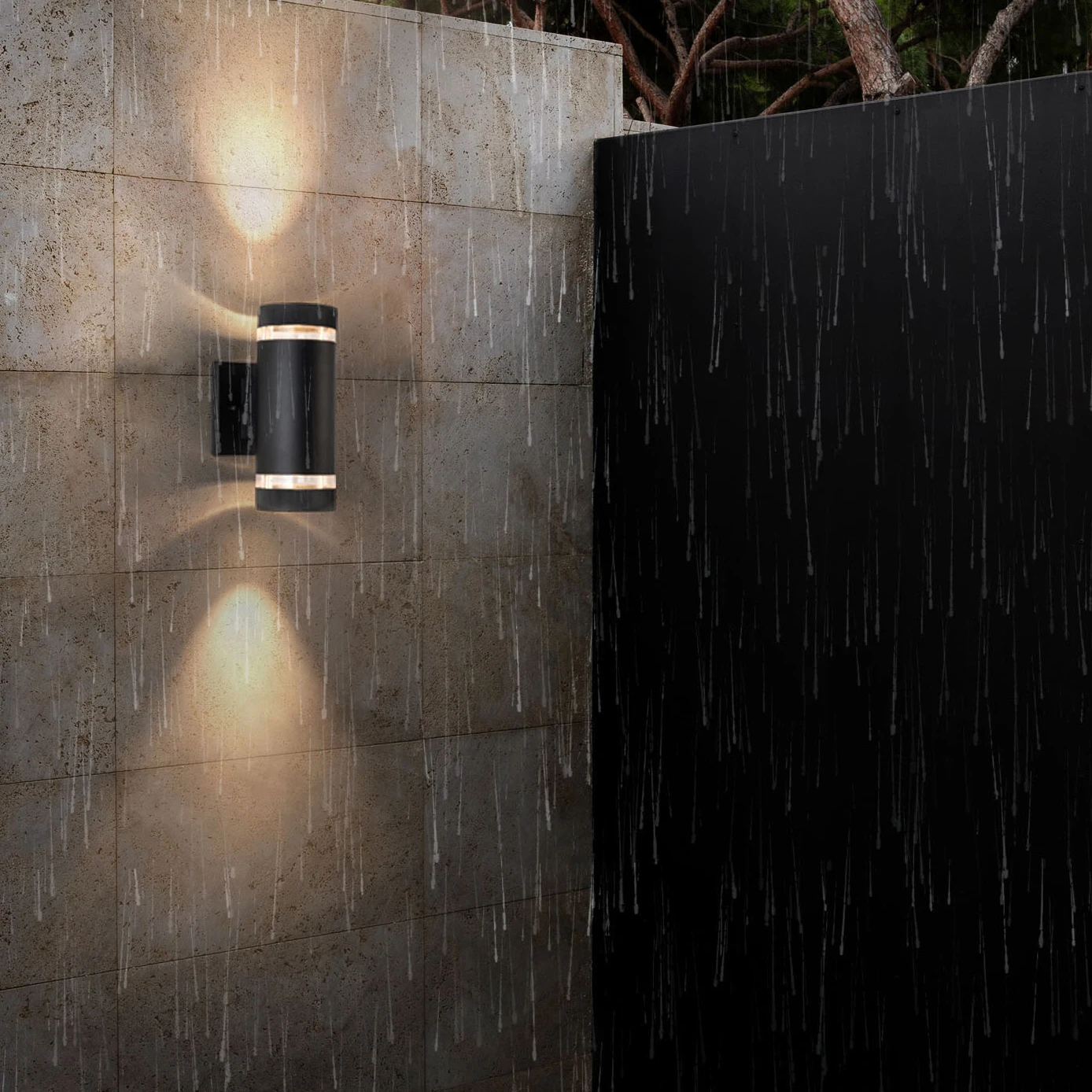 Sensor Light Outdoor Up Down Outdoor Wall Mounted Light Aluminum E26 AC110V