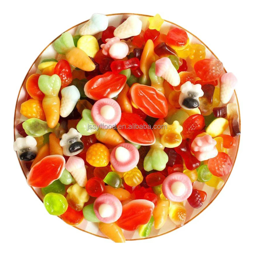 OEM/ODM Candy Manufacturer Wholesale Bulk Multicolor Fruit Flavour Soft Gummy Worm