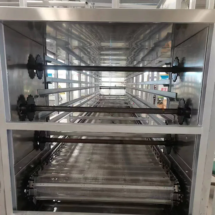 Industrial snack food drying machine high temperature continuous baking tunnel oven electric 30 feet  furnace