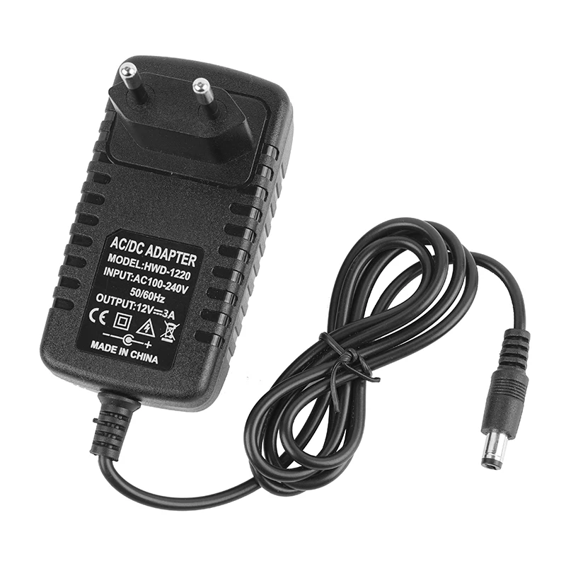 5v 6v 9v 12v 12.6v 15v 16v 24v 1a 2a 2.5a 3a 4a 5a AC DC Adaptor power adapter 12v 3a power supply input 100 240v ac 50 60hz