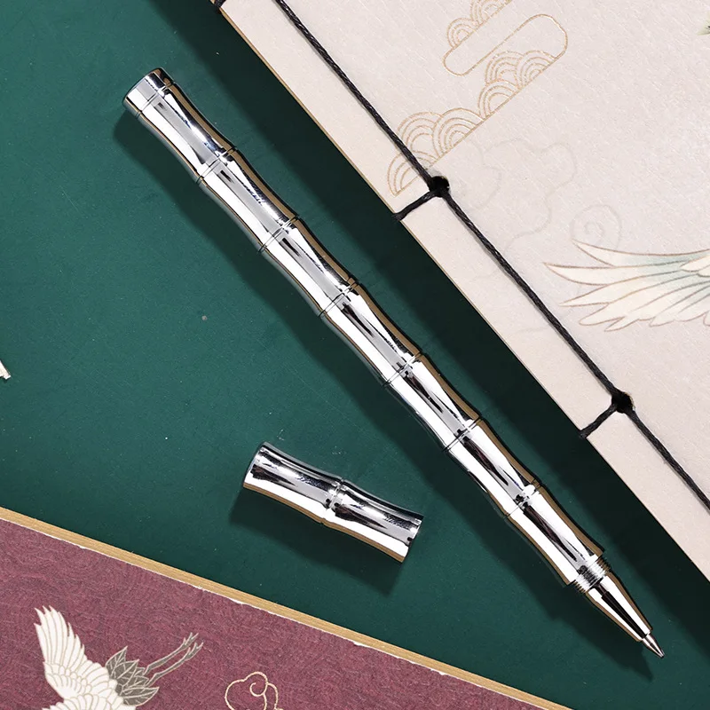 New Custom copper brass pen 6 hexagonal shape brass material gift metal pen