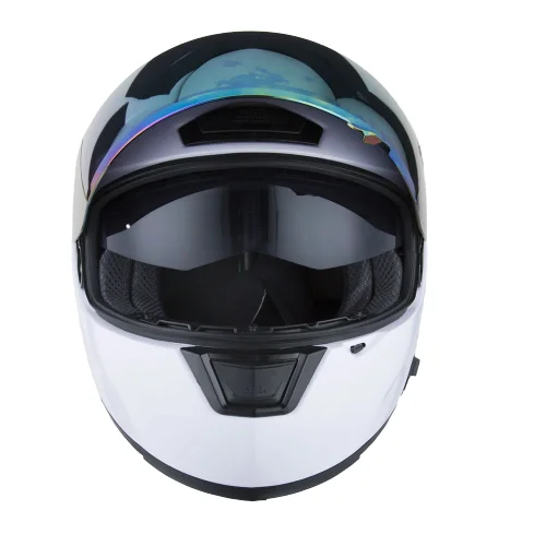 
Abs Material Abs Full Face Helmets for Motorcycle Cheap Price Black BLACK/WHITE S/M/L/XL Safe Driving MD-FP05 
