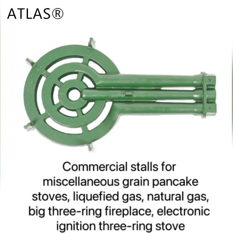 Portable Iron Infrared Gas Stove Burner for Kitchen Outdoor RV with Single and 3 Burners Cast Iron Surface