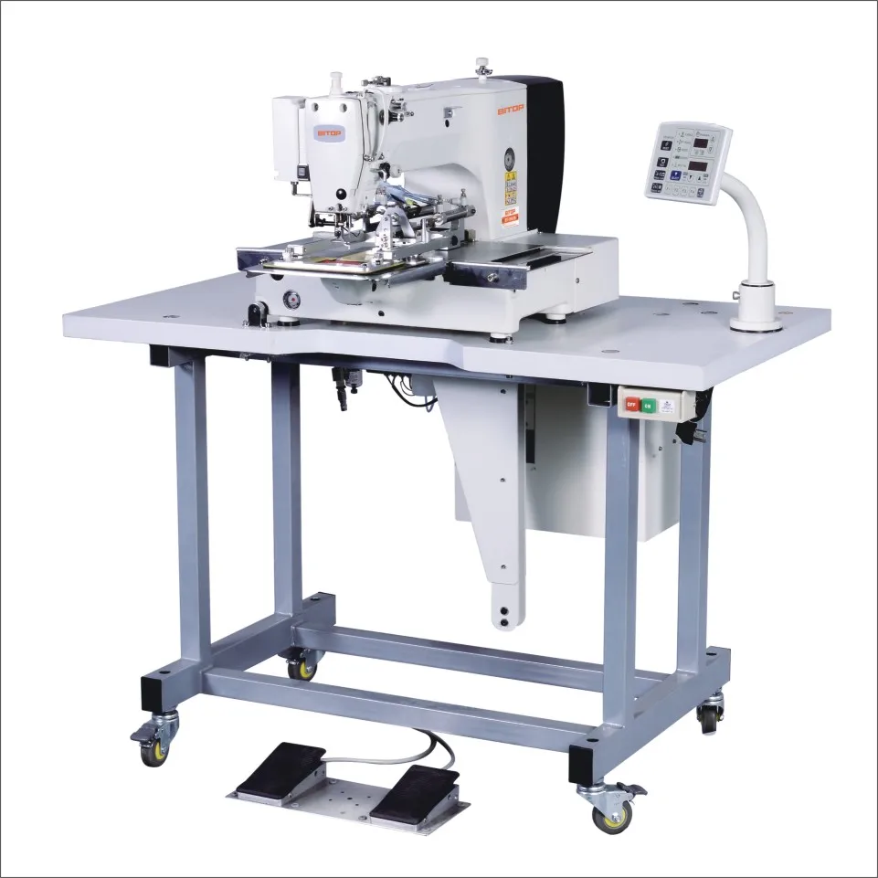 Bitop BT-1310TB Automatically Jeans label tag attaching pattern sewing machine for jeans pants