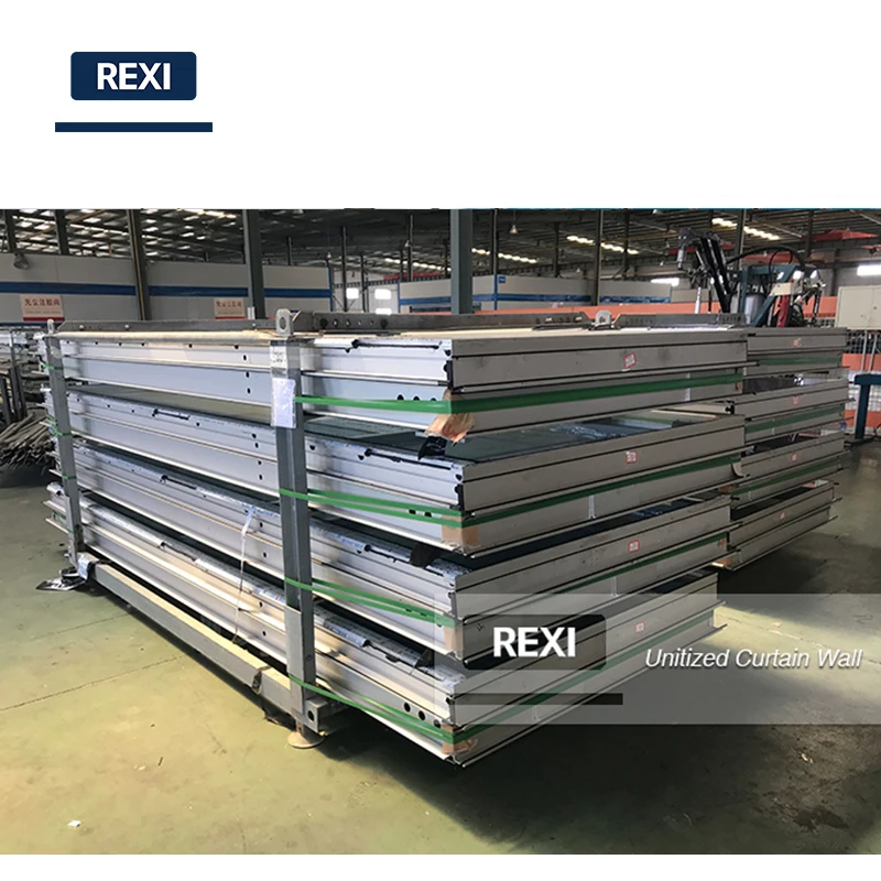 Innovated Curtain Walls Facades Building Envelope System with Design Supply Installation