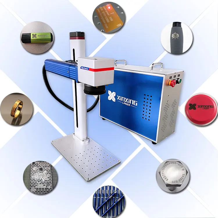 20 Вт 30 Вт 50 Вт проектор фото лазерная машина для маркировки камня волоконная лазерная маркировочная машина