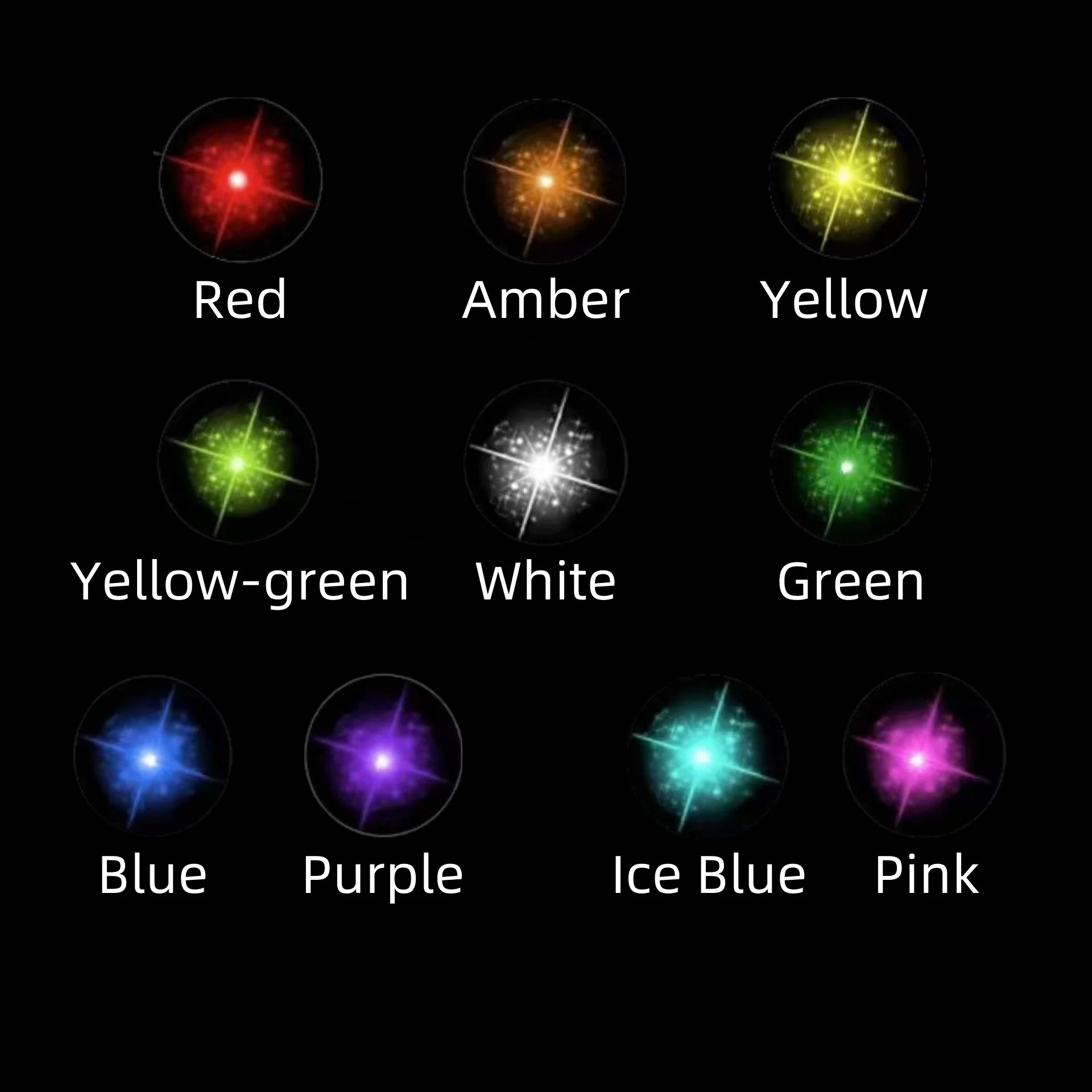 JOMHYM Super Bright Water Clear Red Green Yellow Amber Orange F5 5mm Through Hole DIP Lamp LED Diodes for Traffic Light