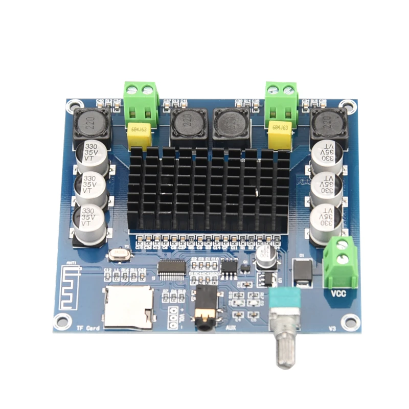 XH-A105 BT 5 0 TDA7498 цифровой усилитель доска 2x100 Вт динамик стерео аудио модуль усилителя Поддержка
