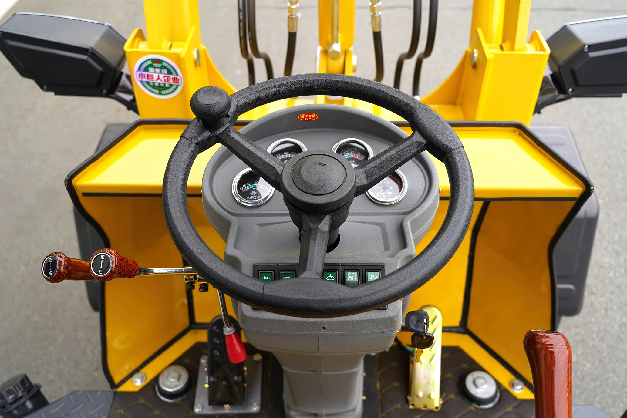 Farming Mining Lugong Sea Freight 2 Ton Micro Wheel Loader