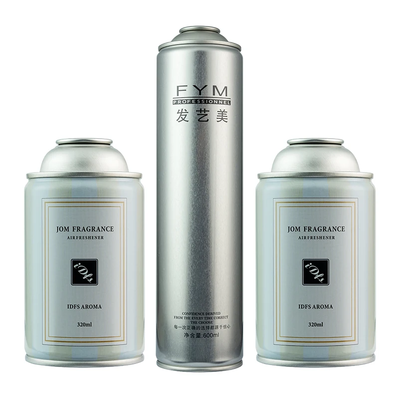 Aluminium can manufacturer custom empty paint aerosol spray can with bag on valve edible oil aerosol cans