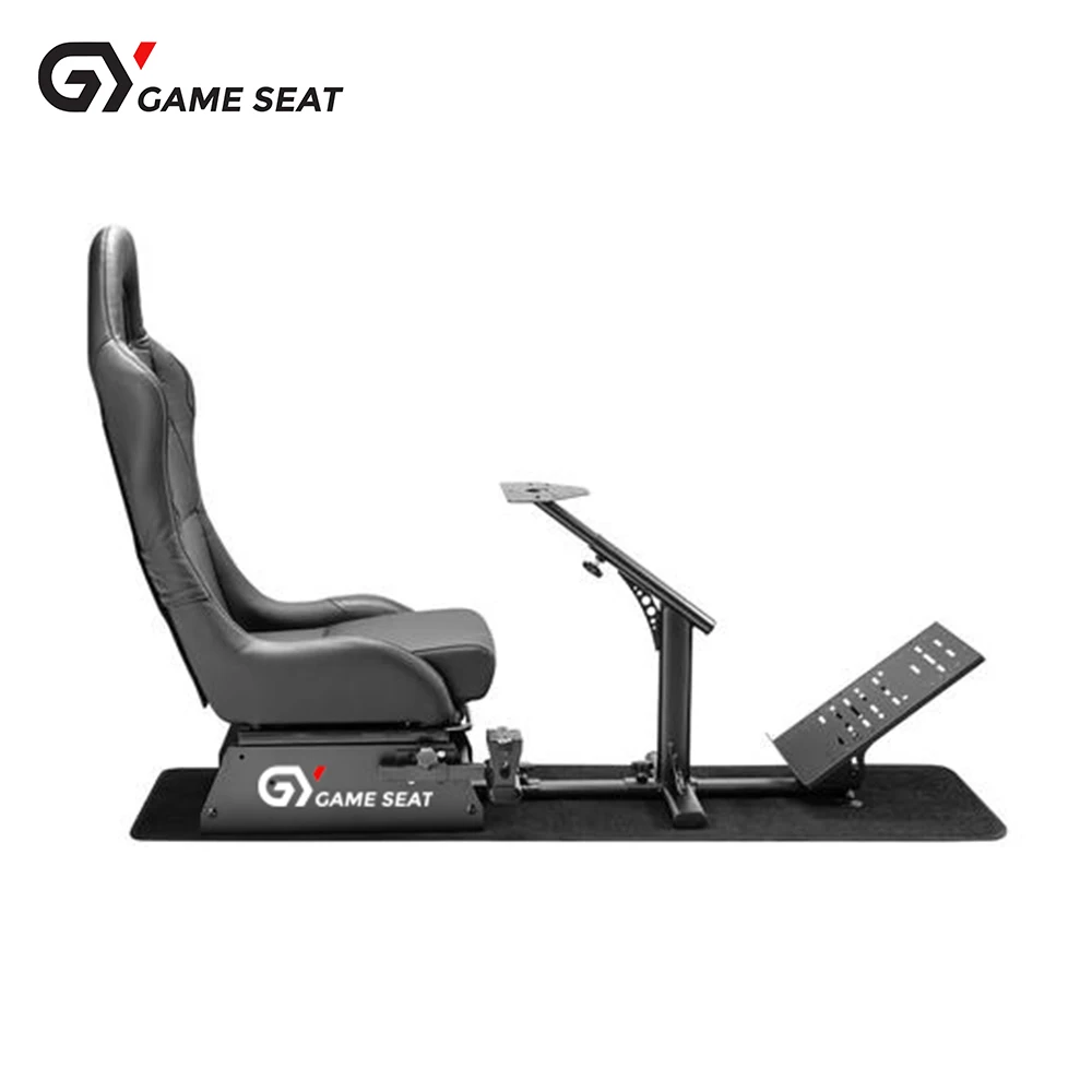 GY013 Gaming f1 Logitech G25 G27 racing simulator with gear shifter holder adjustable racing seat simulator
