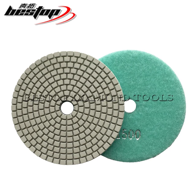 4 Inch Diamond Flexible Granite Wet Polishing Pad