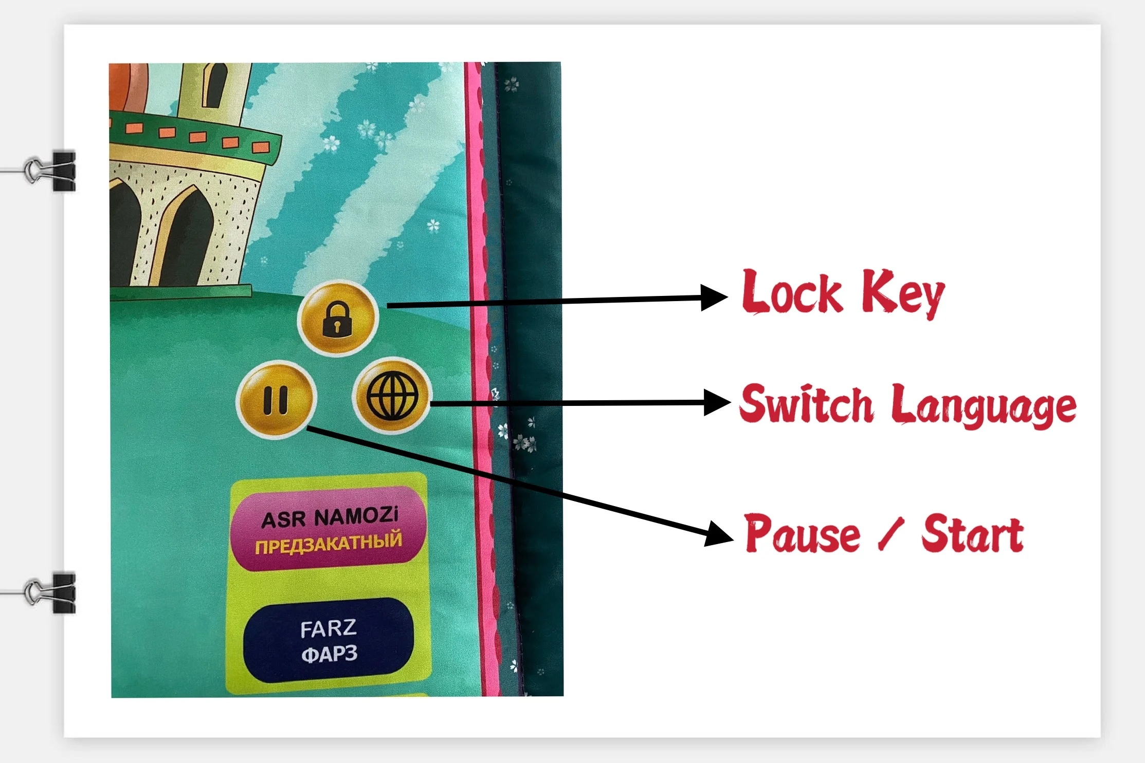New Original Factory OEM ODM Smart Electric Islam Children Education Muslim Custom Learning Kids Prayer My Sal ah Mat With Sound