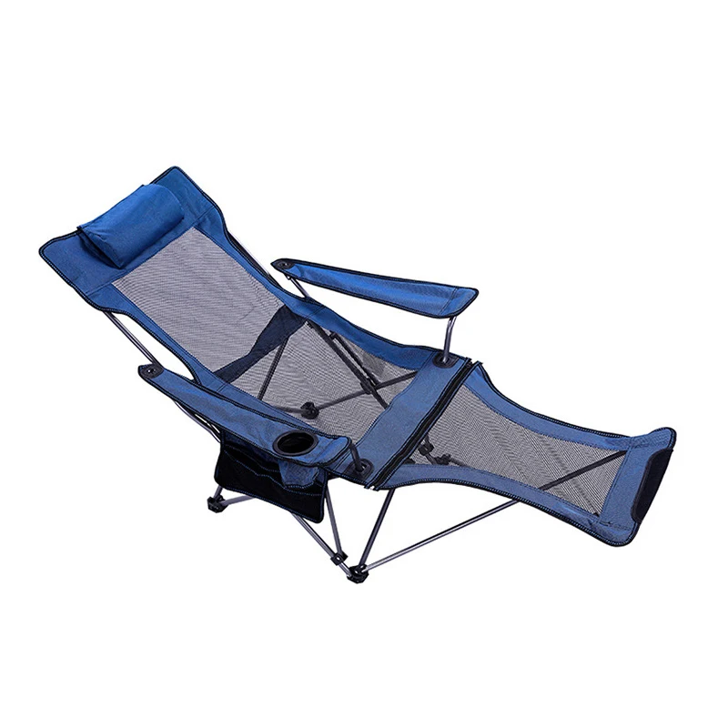 Wholesale Heavy Duty Padded Camping Outdoor Chair with Lumbar Support and cooler bag