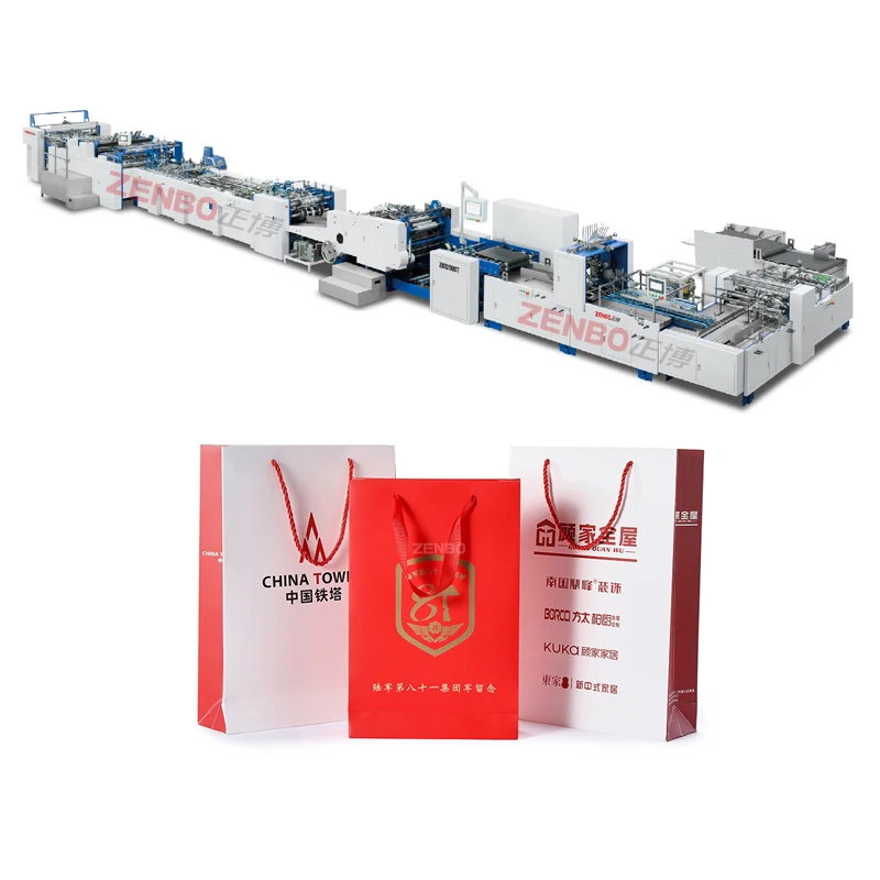 cardboard pasting machine for luxury paper bags ZB1200CT-430S