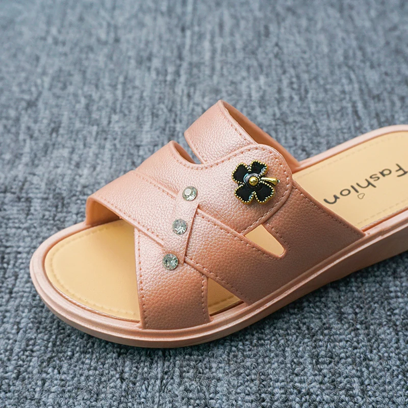 High Quality Women Slipper New Design Summer Beach Shoes Factory Price Wholesale Elegance Wedge Sandal For Ladies