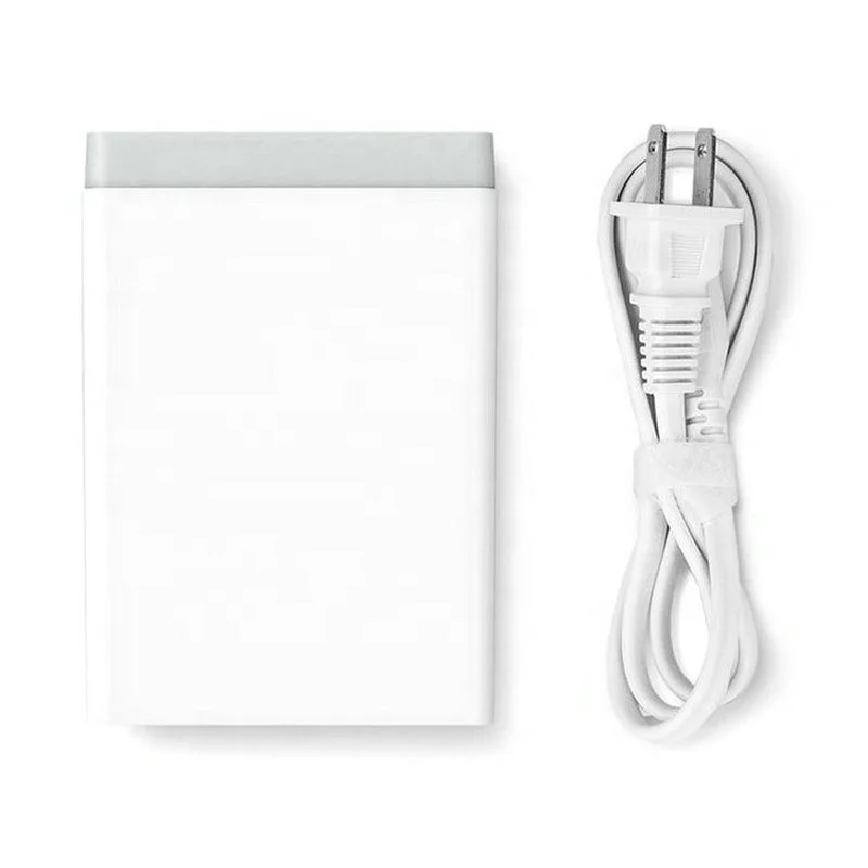 DC 5V 10A 50W 6 USB Port Wall Charger Certification 6 Ports Travel Charger With 1.6m Extension AC Power Cable For Cell Phone