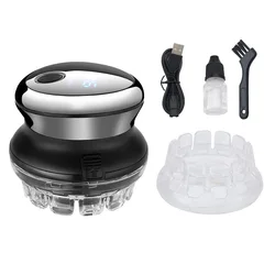 IPX6 Waterproof Electric Hair Clippers for Men Beard Hair Trimmer Rechargeable Bald Head Shaving Machine LCD Display