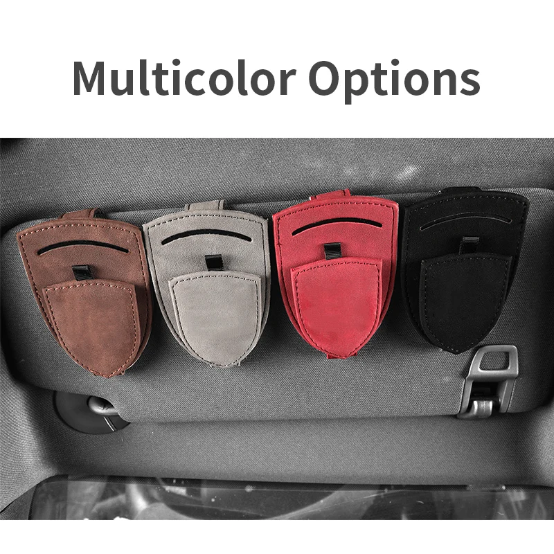 Glasses Holder Clip for Car Sun Visor Sunglasses Storage Box Automotive Accessories Apply to All Car Models