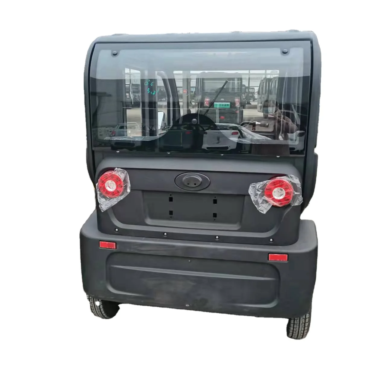 Enclosed 3 wheel motor trike Chinese electric car electric passenger tricycle