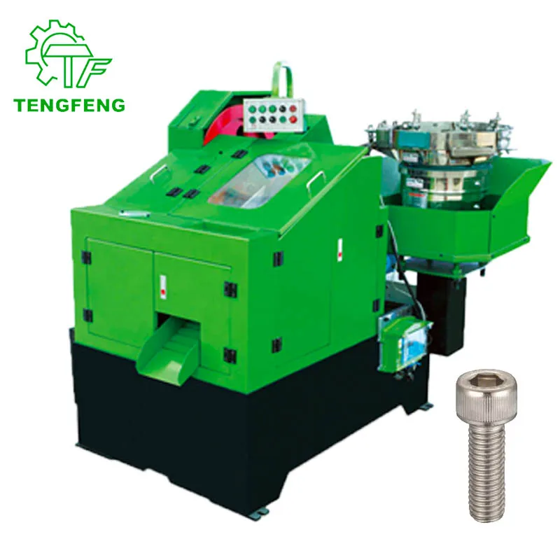 Screw making and threading machine nut and bolt thread