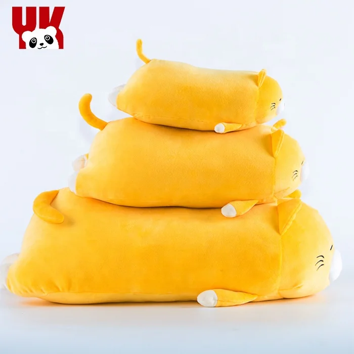 Custom Design Stuffed Soft Plush Toy Doll Cat Stuffed Animal Plush Toy Hugging Pillow For Claw Machine