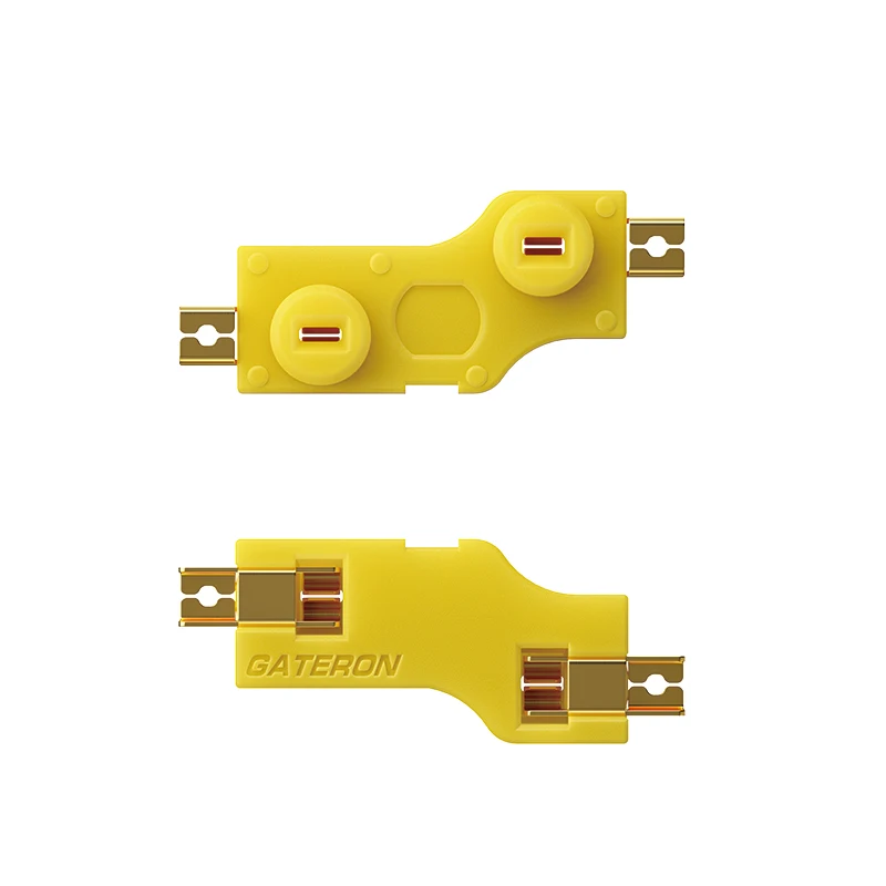 GATERON new customized DIY  gaming mechanical keyboard switch deluxe version gilded   yellow orange  hot swap