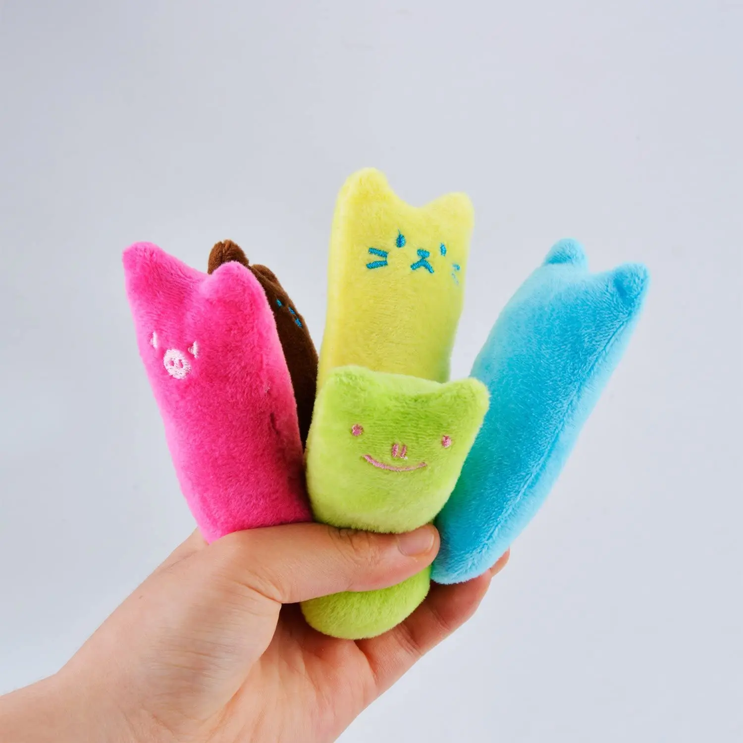 Rustle Sound Catnip Toy Cats Products For Pets Cute Cat Toys For Kitten Teeth Grinding Cat Plush Thumb Pillow Pet Accessories