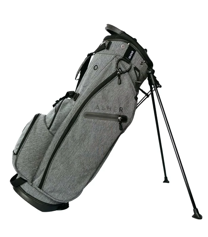 
New design portable golf bag customized snow canvas golf stand bag with legs 