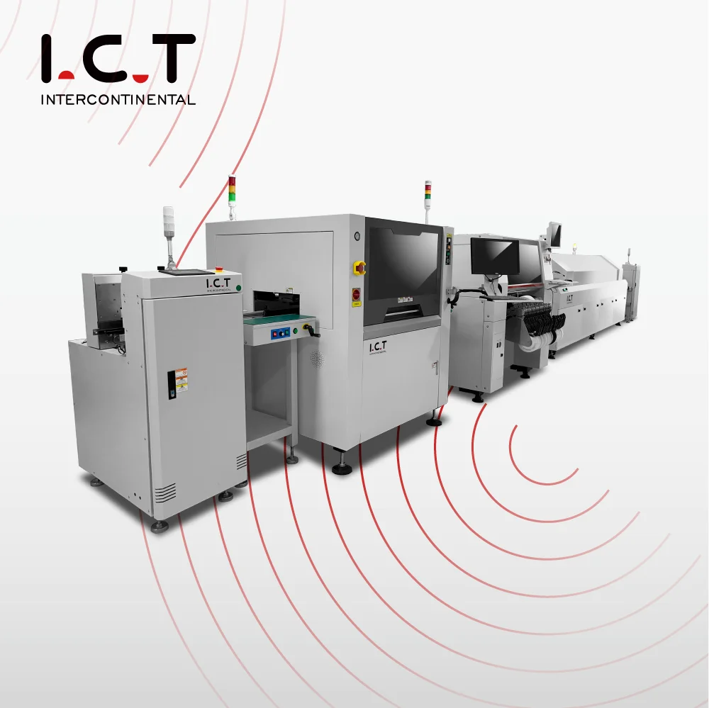 PCB Belt Conveyors Production Line For PCBA Automatic SMT Production Line SMT Ai Total Solution Line Manufacturer From China
