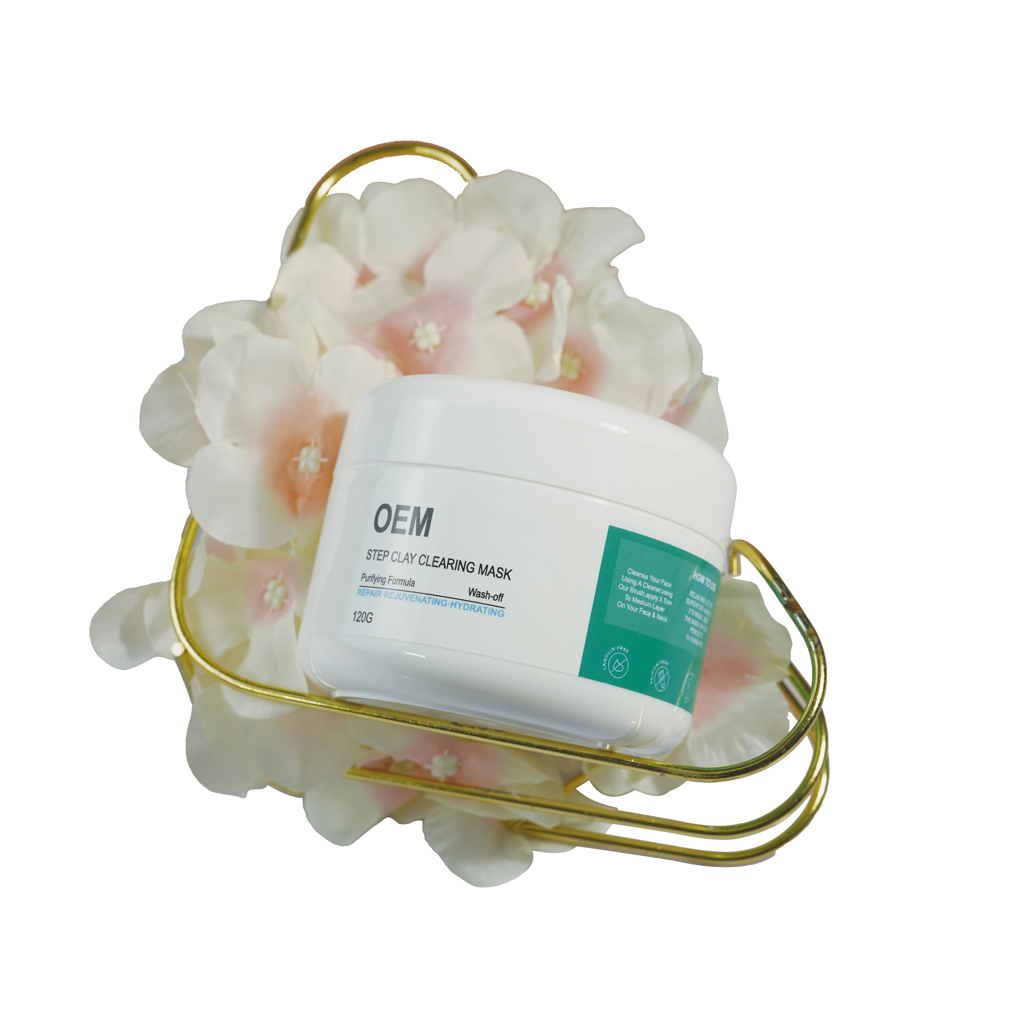 100% Vegan/Cruelty Free Remove Dead Skin Cells Facial Cleansing Care Anti-Aging And Brightening Deep Cleansing Mask