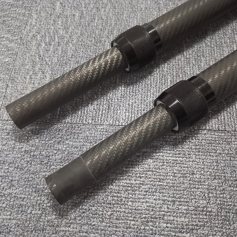Factory Customized Size Length Carbon Fiber Telescopic Poles 3K Carbon Fiber Telescopic Tubes for 10m 15m 45 Feet Camping Tube
