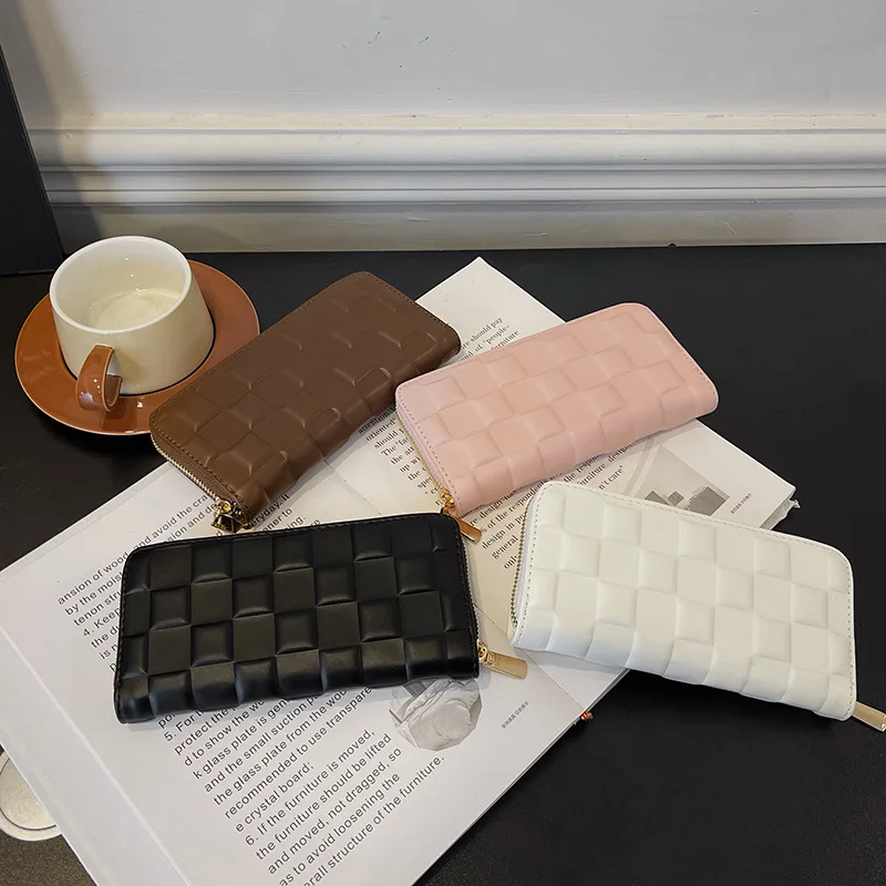 Женский Длинный кошелек с застежкой-молнией