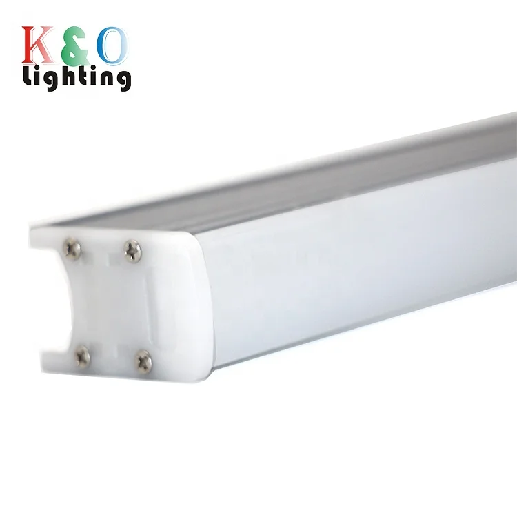 Building decoration Led outdoor facade linear strip lighting RGB DMX led tube line light