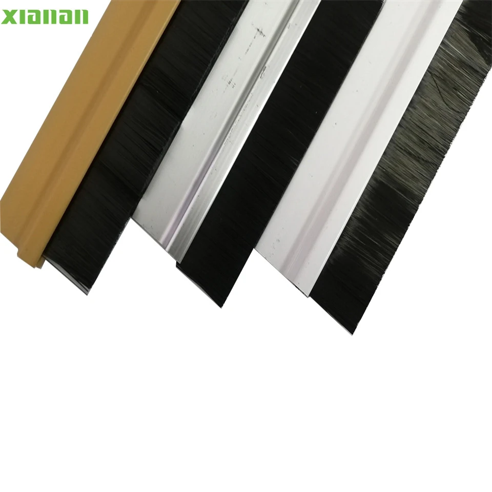 High quantity black revolution door seal strip door bottom brush