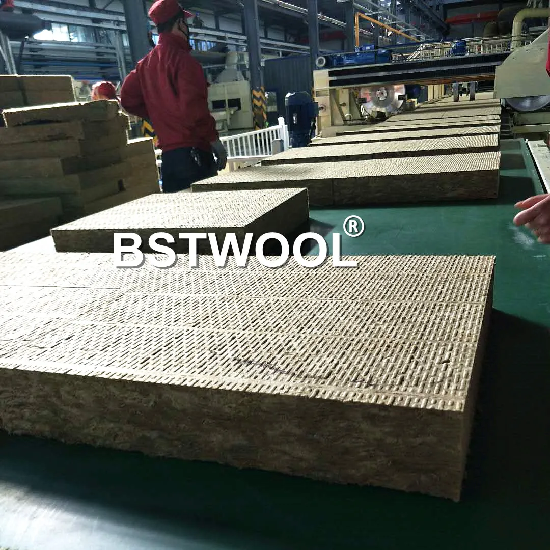 Rigid high density external wall insulation fire resistance rock fibres mineral wool insulation price
