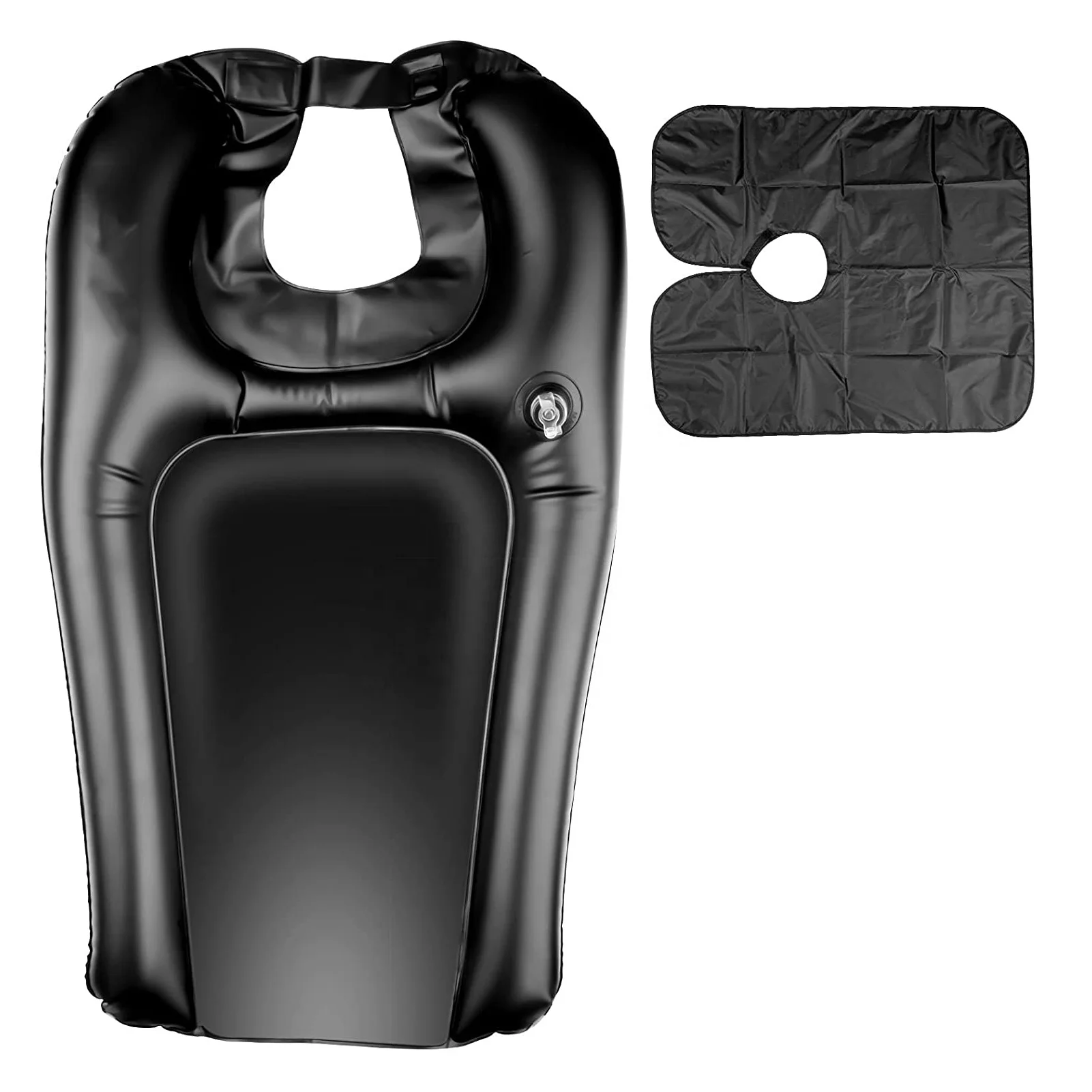 Inflatable Shampoo Bowl,Portable Sink , Lightweight Shampoo Basin for Elderly, Disabled, Pregnant, Injured, Bedridden, Handicap