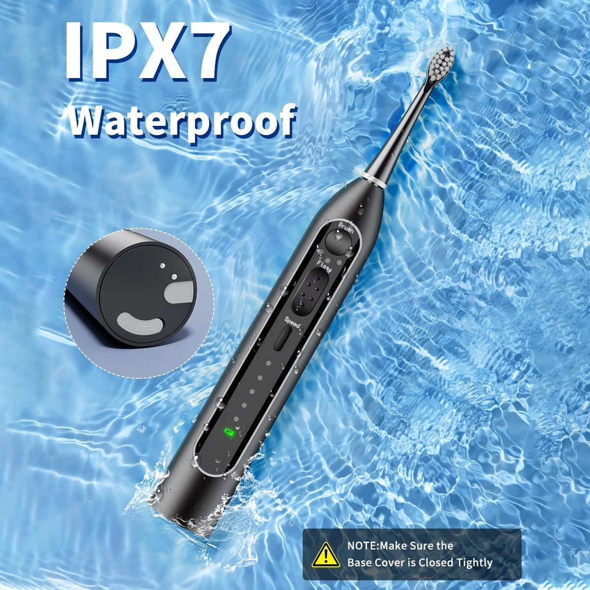 Water Flosser Professional for Teeth Pick Electric Toothbrush And  Water Flosser Combo in One