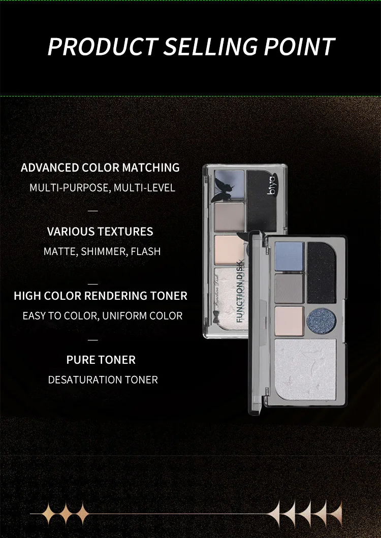 12-shade Painter Eyeshadow Palette Glitter & Matte Eye Shadows Pigment Smudge-proof Long Lasting Professional EyeShadow Makeup