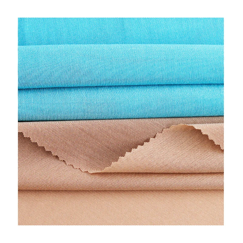 Mesh Bodysuits Sheer Bodysuits Ultrathin 4-Way Stretch Net Fabric Nylon Spandex Power Mesh