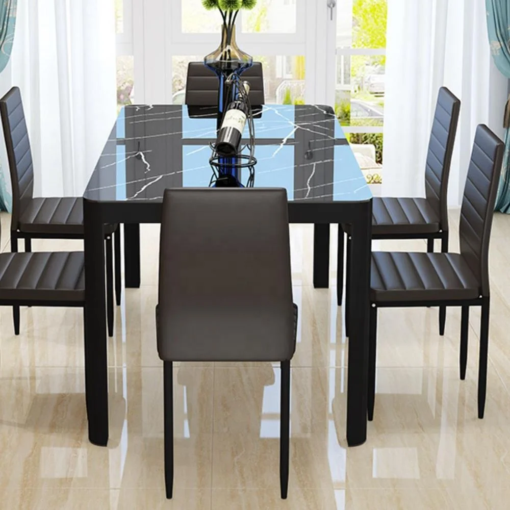 detachable fabric seat metal leg modern style  armless dining room chair